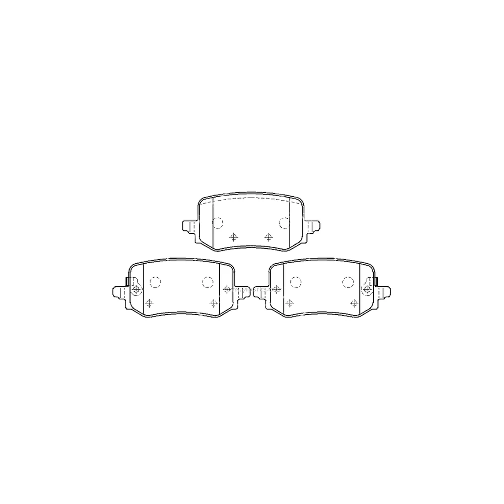 HYUNDAI KIA 58302-N7A60 Rear Axle Disc Brake Pad