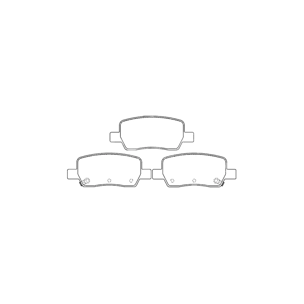 HYUNDAI KIA 58302-P2A30 Rear Axle Disc Brake Pad